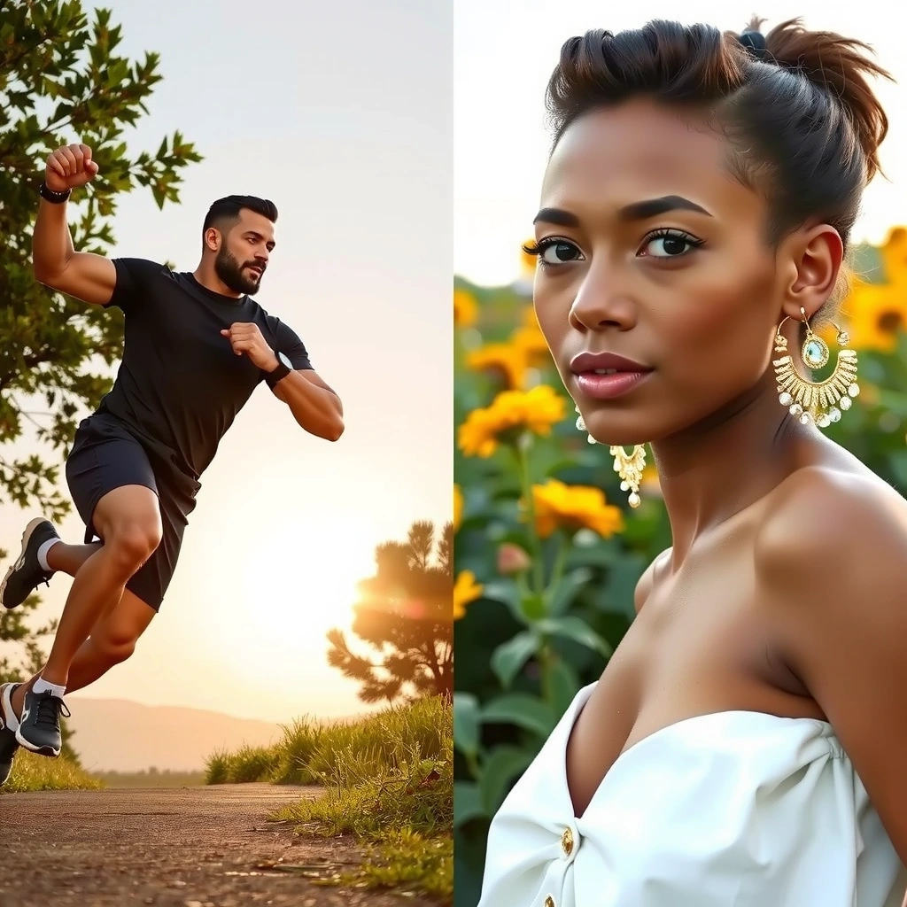 Hero background showing split lifestyle