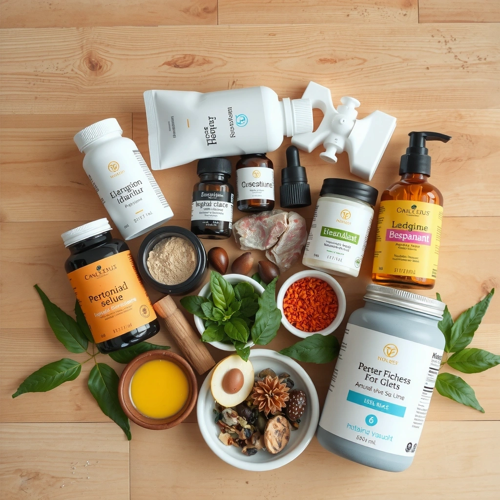 Natural ingredients and wellness lifestyle