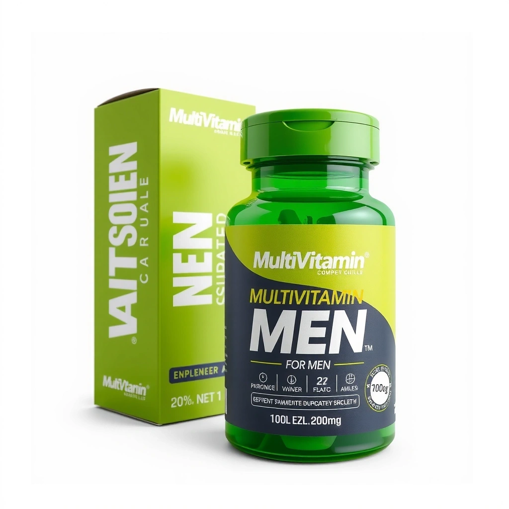 Male Multivitamin Complex bottle with capsules