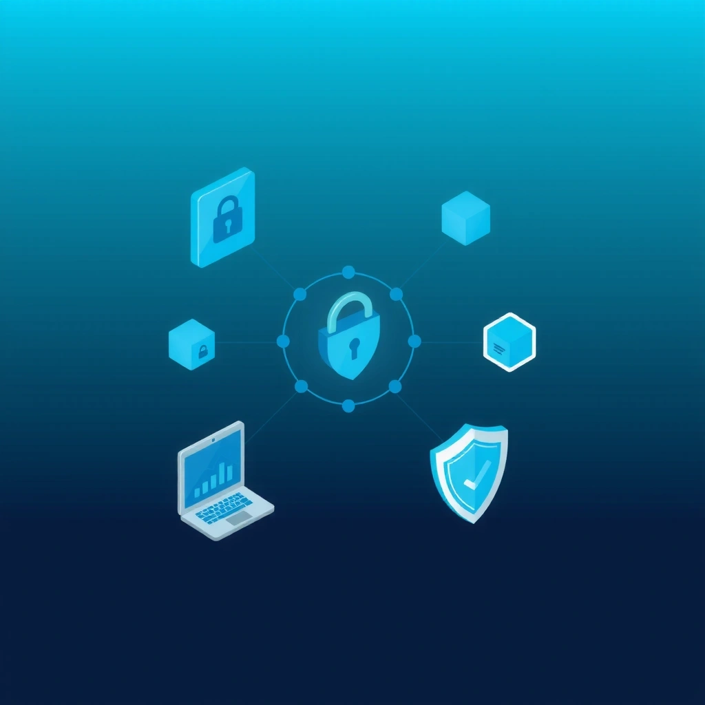 Data sharing and security illustration